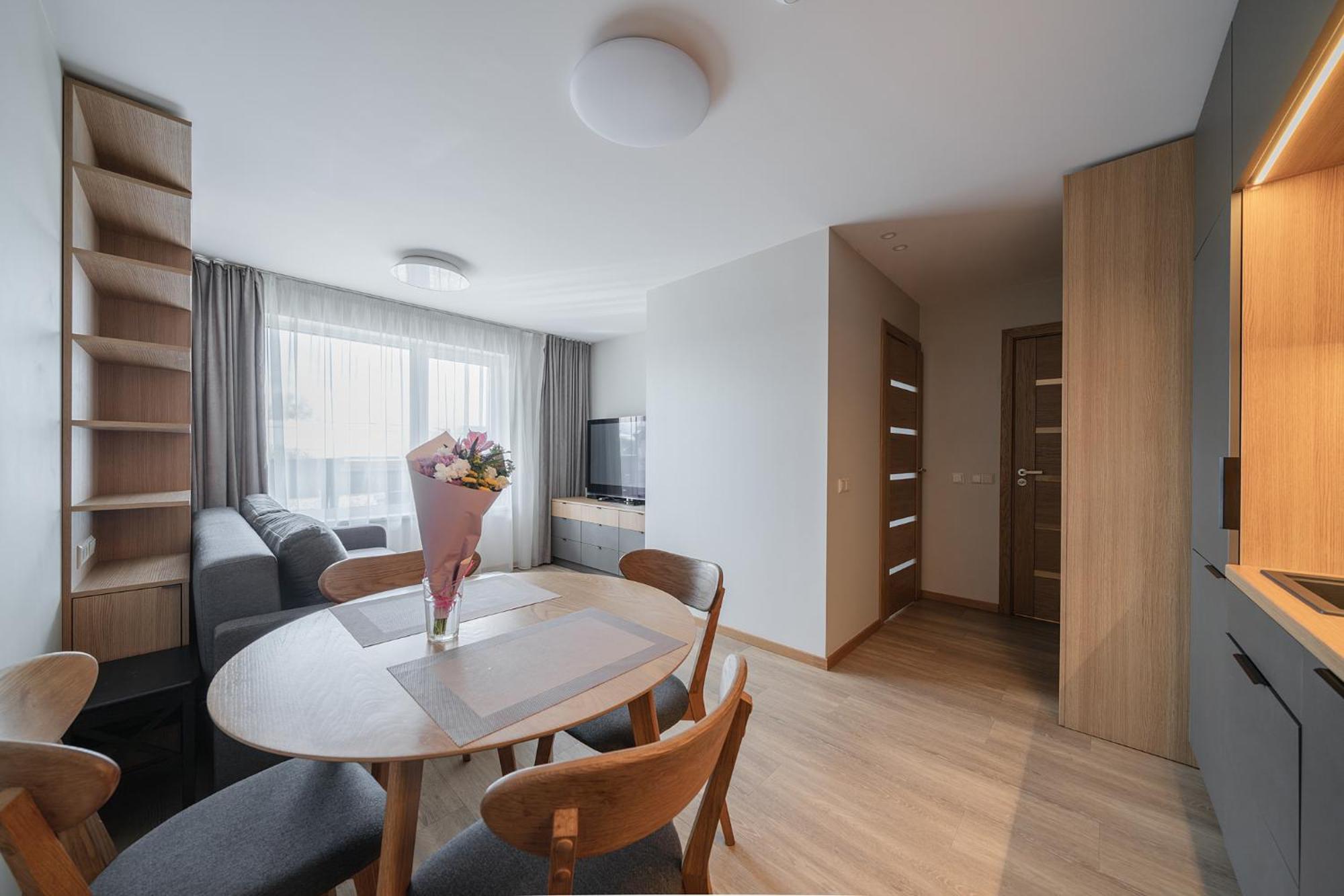 Gyneju Self Check-In Apartments ヴィリニュス エクステリア 写真